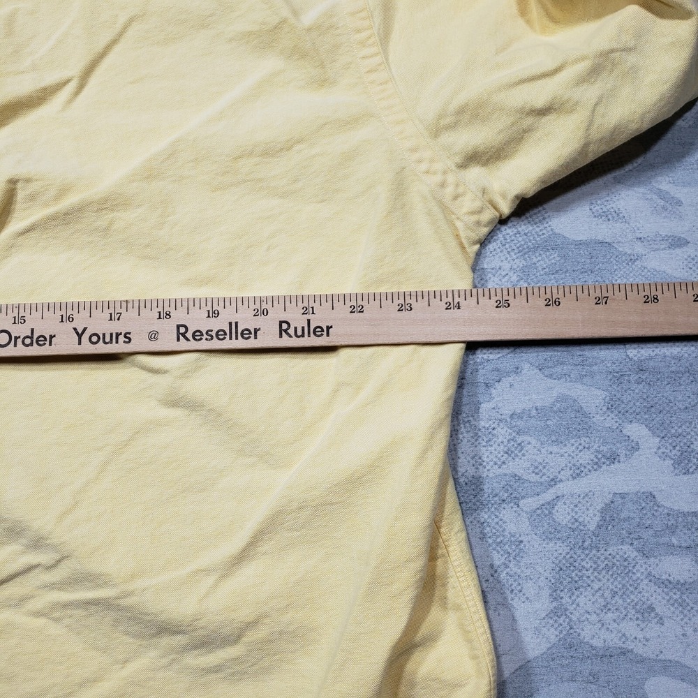Ralph Lauren Shirt Mens 16-34 Yellow Yarmouth Flesh Pony Button Down Long Sleeve - Picture 11 of 12